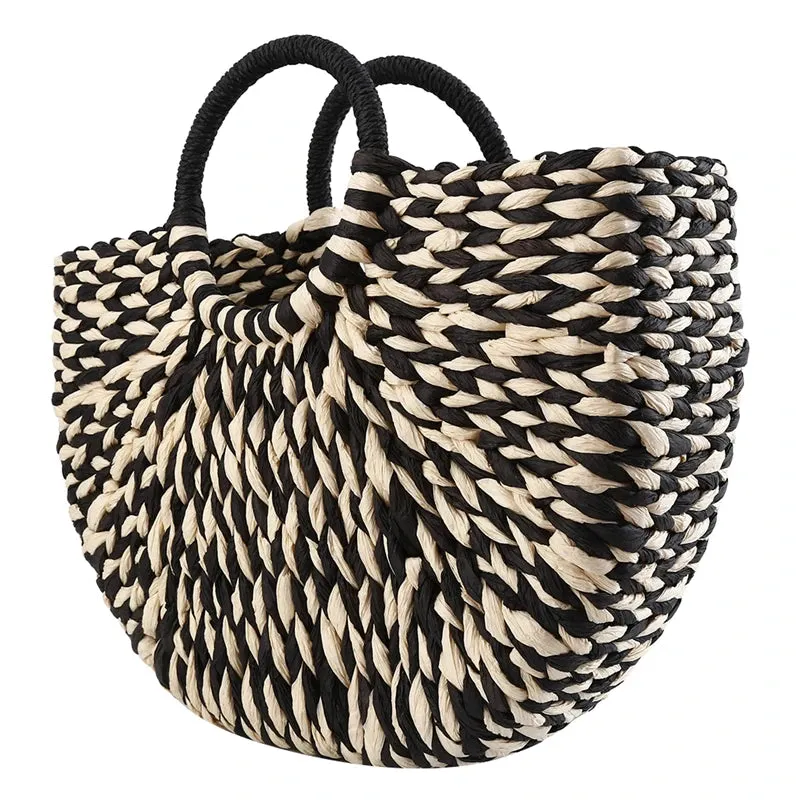 Boho Woven Tote Bag