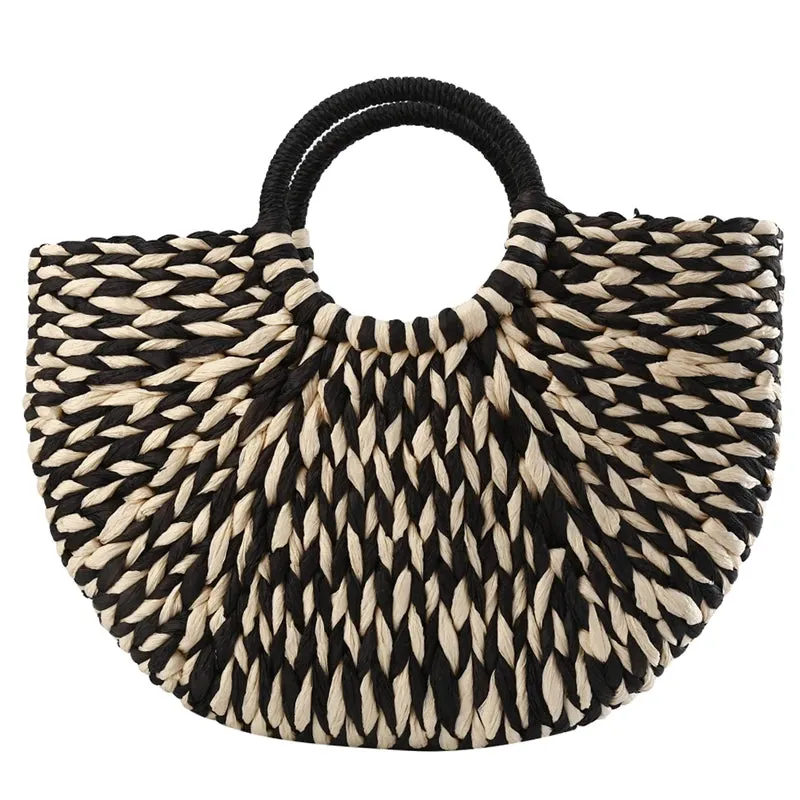 Boho Woven Tote Bag