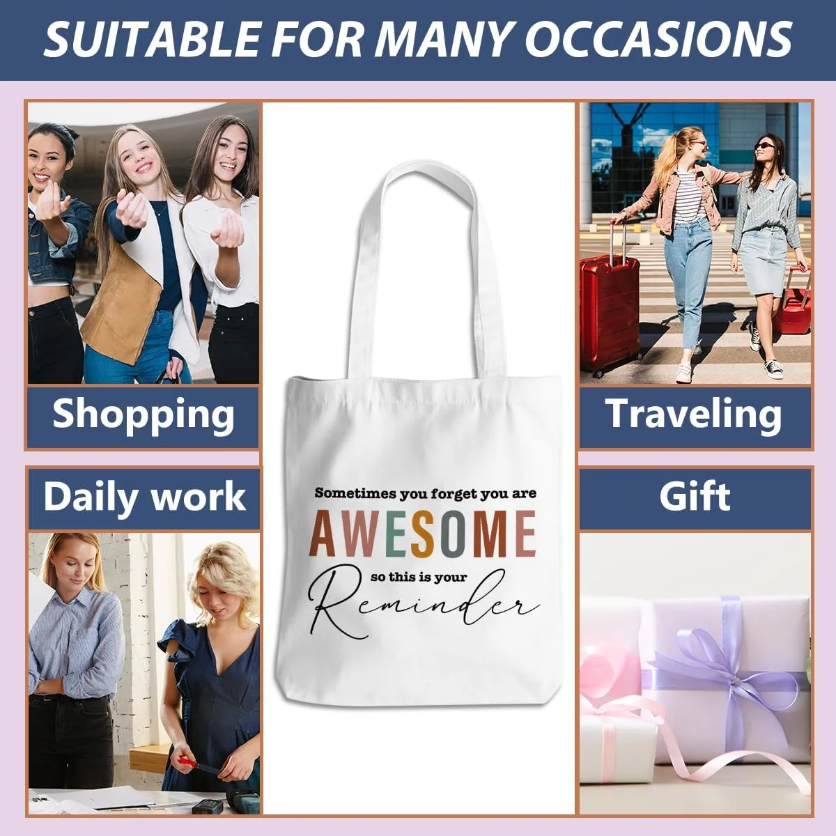 Boss Coach Leadership Tote Bag for Women - Retirement Thank You Gifts, Christmas