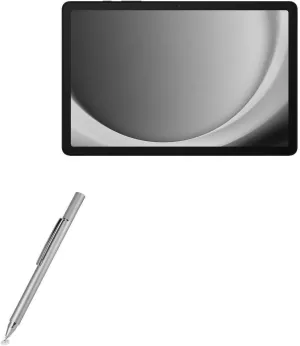 BoxWave Stylus Pen Compatible with Samsung Galaxy A9  5G - FineTouch Capacitive Stylus, Super Precise Stylus Pen - Metallic Silver