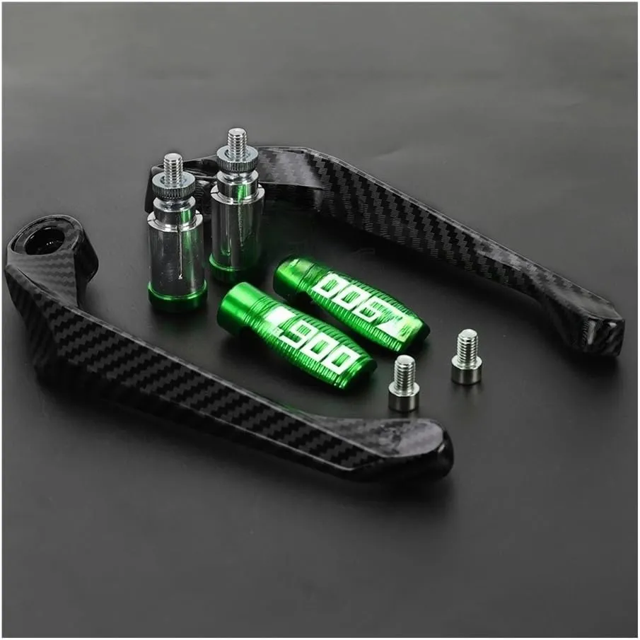 Brake Lever Guard 2023 2024 Motorcycle Handlebar Handle Grips Guard Brake Clutch Levers Protector for Z900 Z 900 2017-2019 2020 2021 2022(Lever Guard Gray)