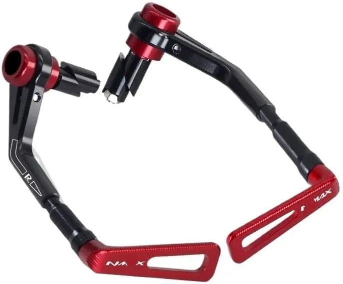 Brake Lever Guard Motorcycle Handlebar Grips Guard Brake Clutch Handguard Protection for NMAX NMAX155 NMAX125 for Grip Nmax125 155(Red)