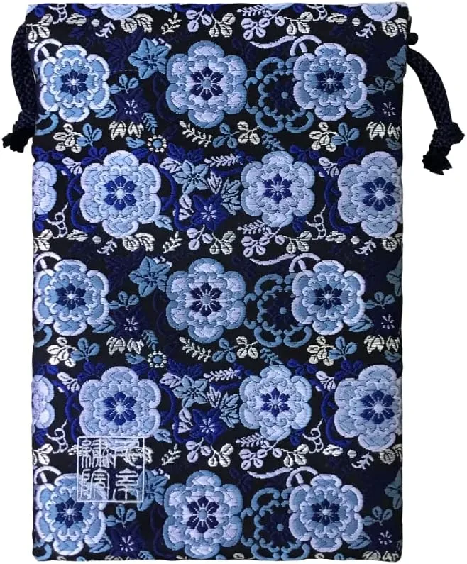 Brocade drawstring bag, lined with Nishijin brocade, 3, size M.