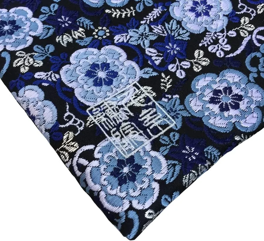 Brocade drawstring bag, lined with Nishijin brocade, 3, size M.