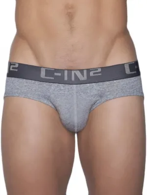 C-IN2 Men’s Cotton Low Rise Briefs Underwear | 2-Ply Center-Seam Contour Pouch