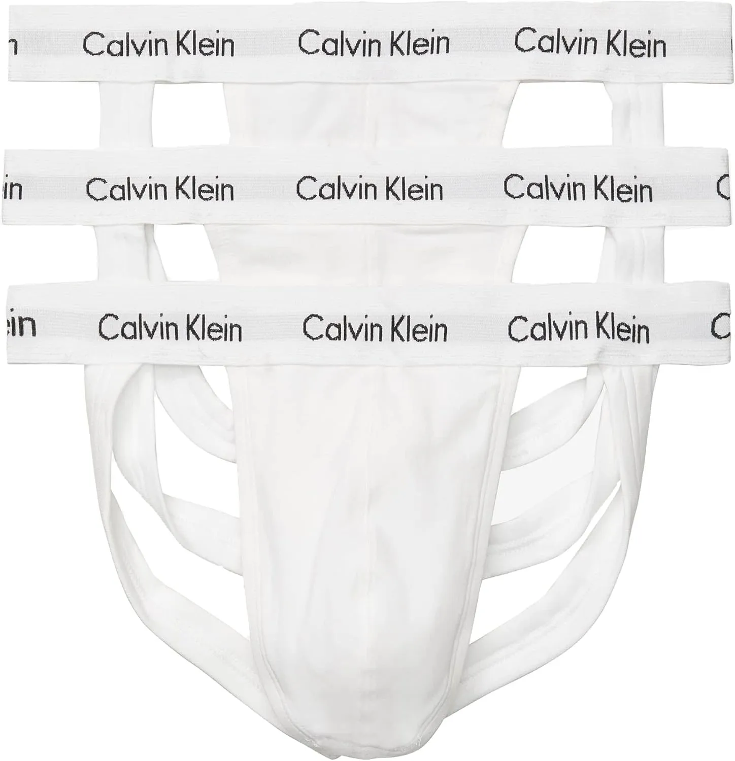 Calvin Klein Men's Cotton Stretch 3-Pack Jock Strap