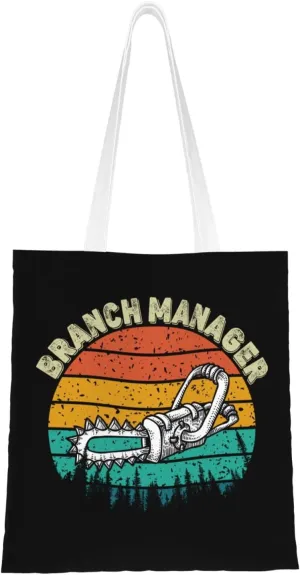 Canvas Handled Shopping Bag for Men Women Lightweight Reusable Polyester Tote for Daily Groceries
