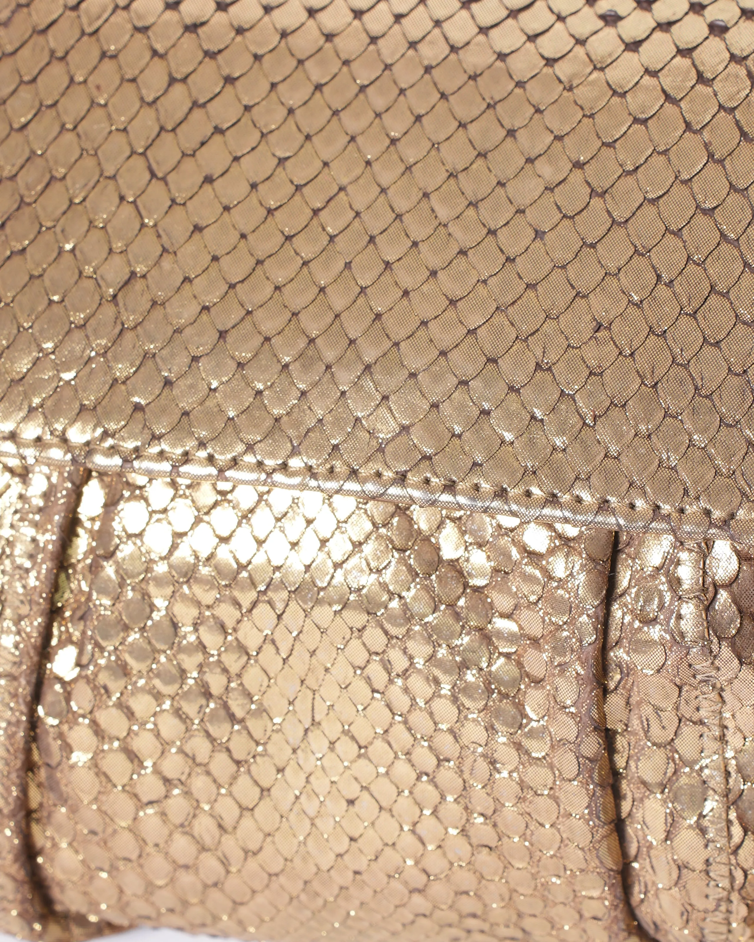 Carlos falchi Golden Shoulder Bag