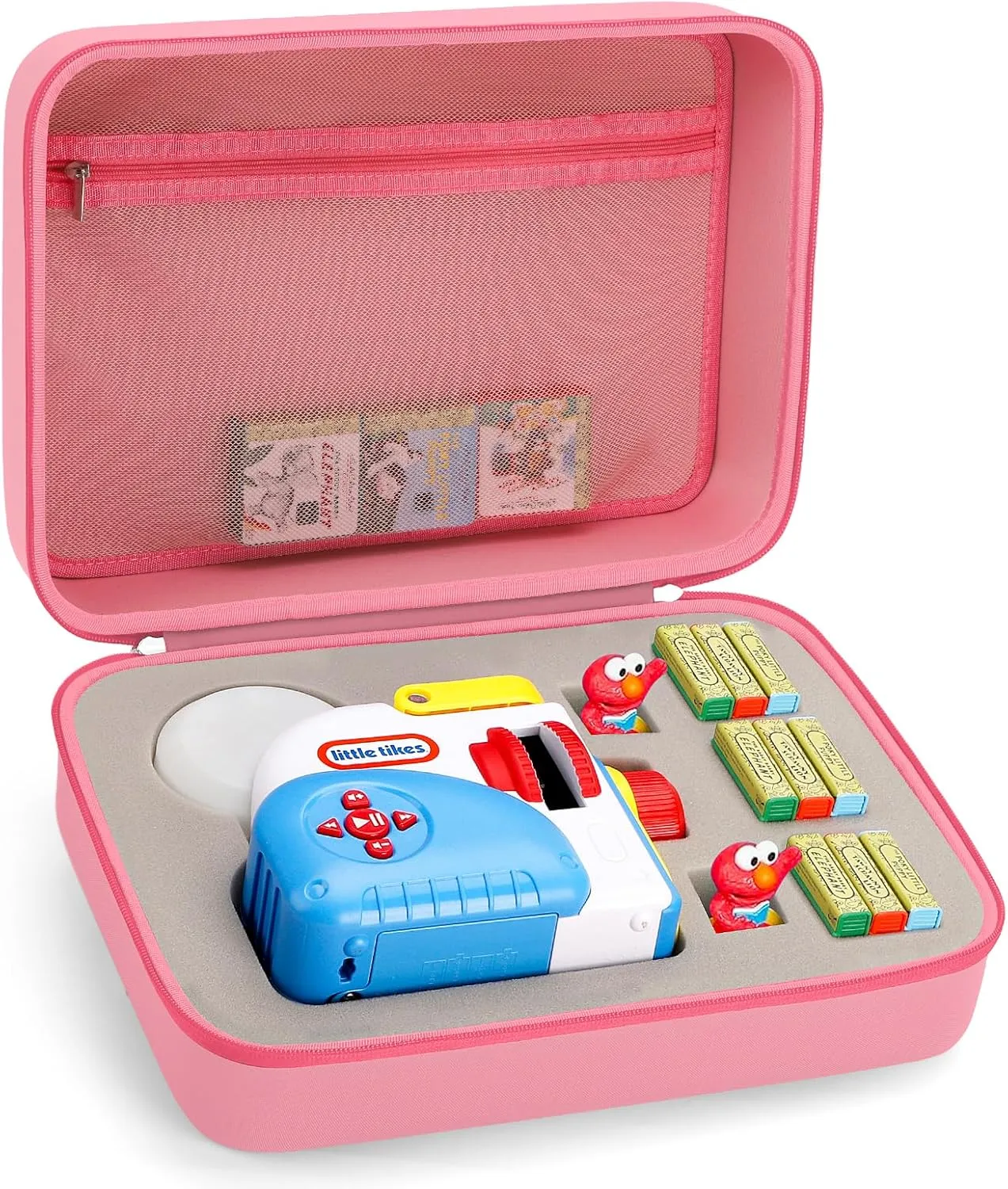Carrying Case Compatible for Little Tikes Story Dream Machine Books Starter Set and Character ,Kids Toys Box for Storytime Audio Play Real for Storybook, Audio Play (Case Only) (Pink Storytelling)