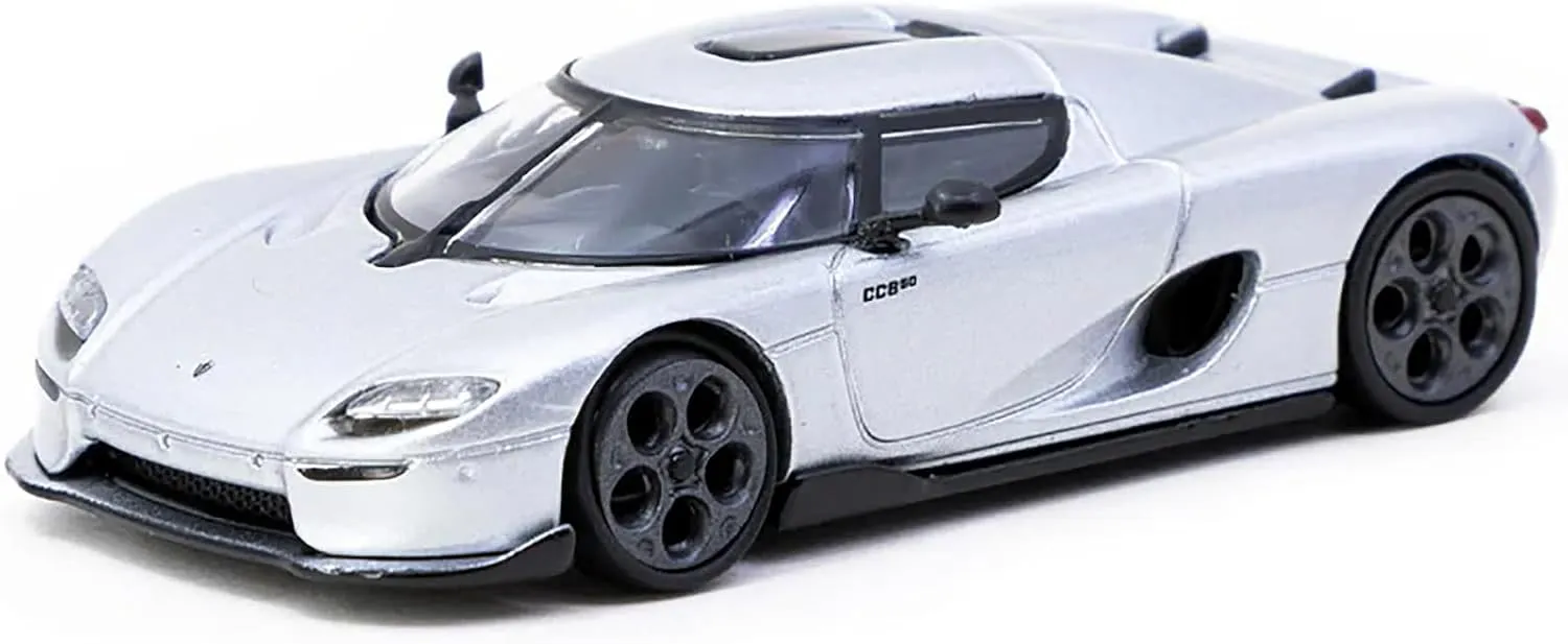 CC850 Silver Metallic Global64 Series die cast Model Tarmac Works T64G-TL051-SL
