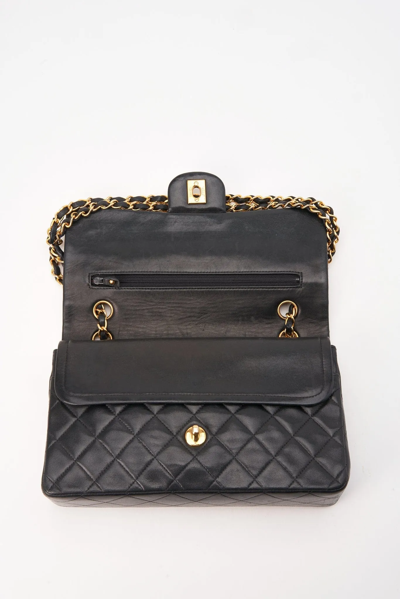 Chanel Classic Medium Double Flap Bag with 24k gold plated hardware