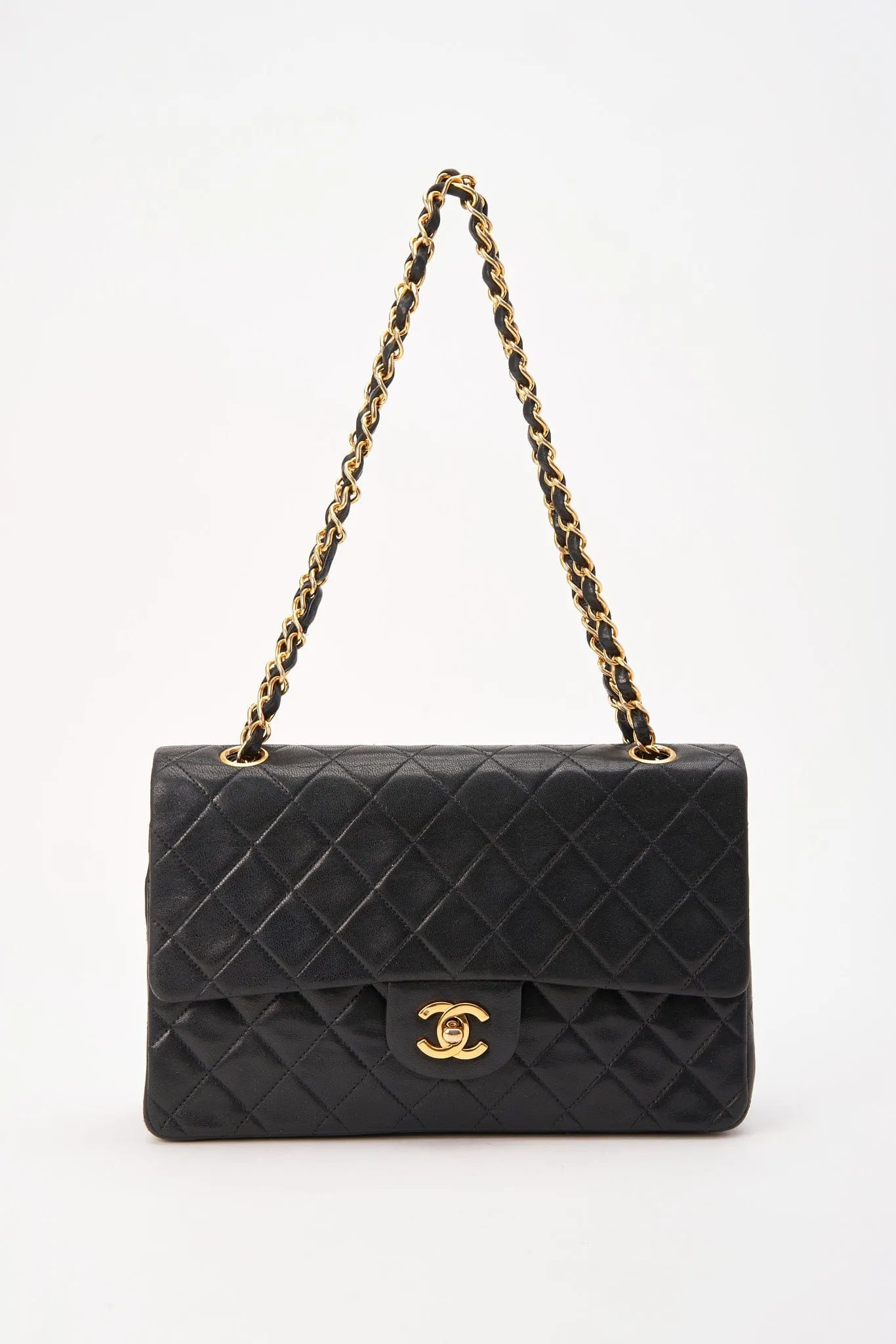 Chanel Classic Medium Double Flap Bag with 24k gold plated hardware