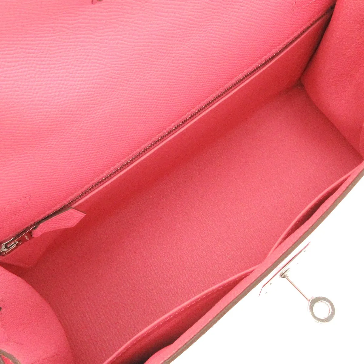 Chanel Mini Classic Chevron Pink Bag