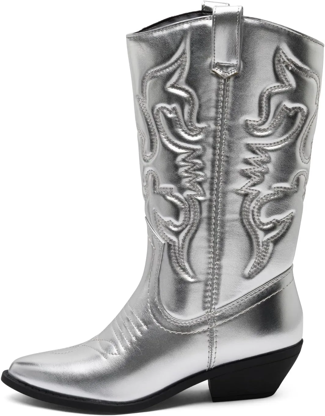 Chariot & Co Ring Women’s Western Cowgirl Boots – Mid-Calf Style with 2” Heel in Multiple Colors