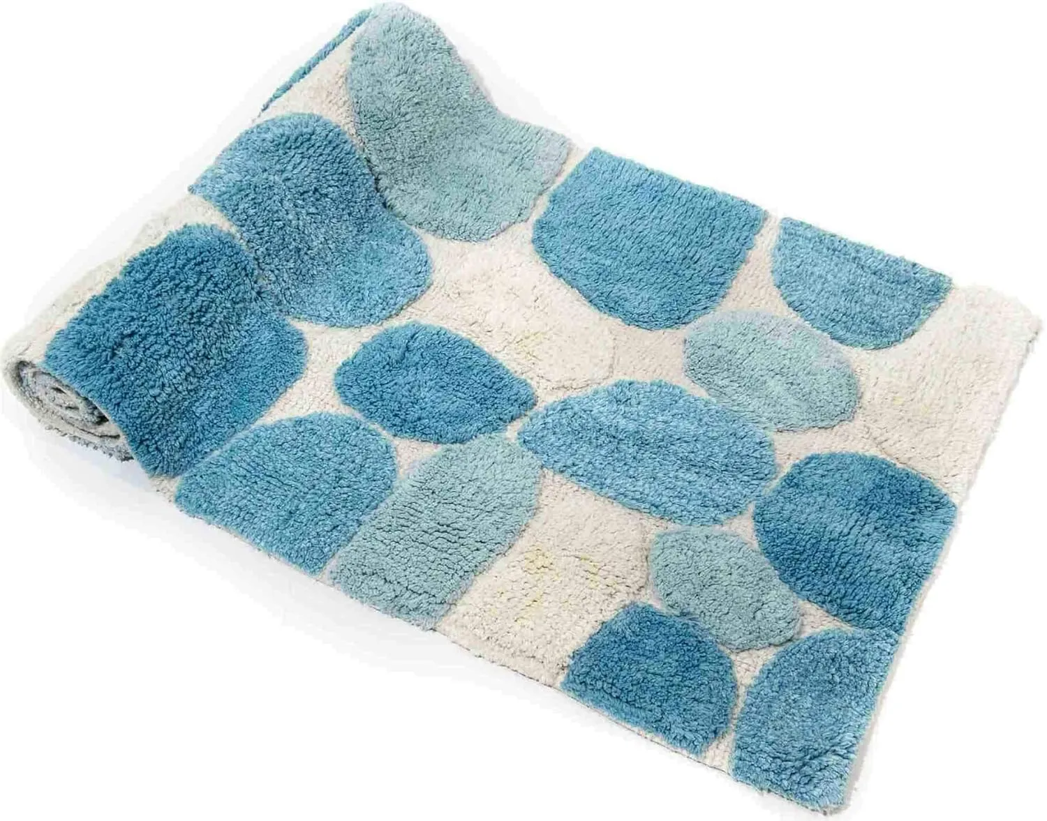 Chesapeake Aquamarine Bath Runner, 24 x 60