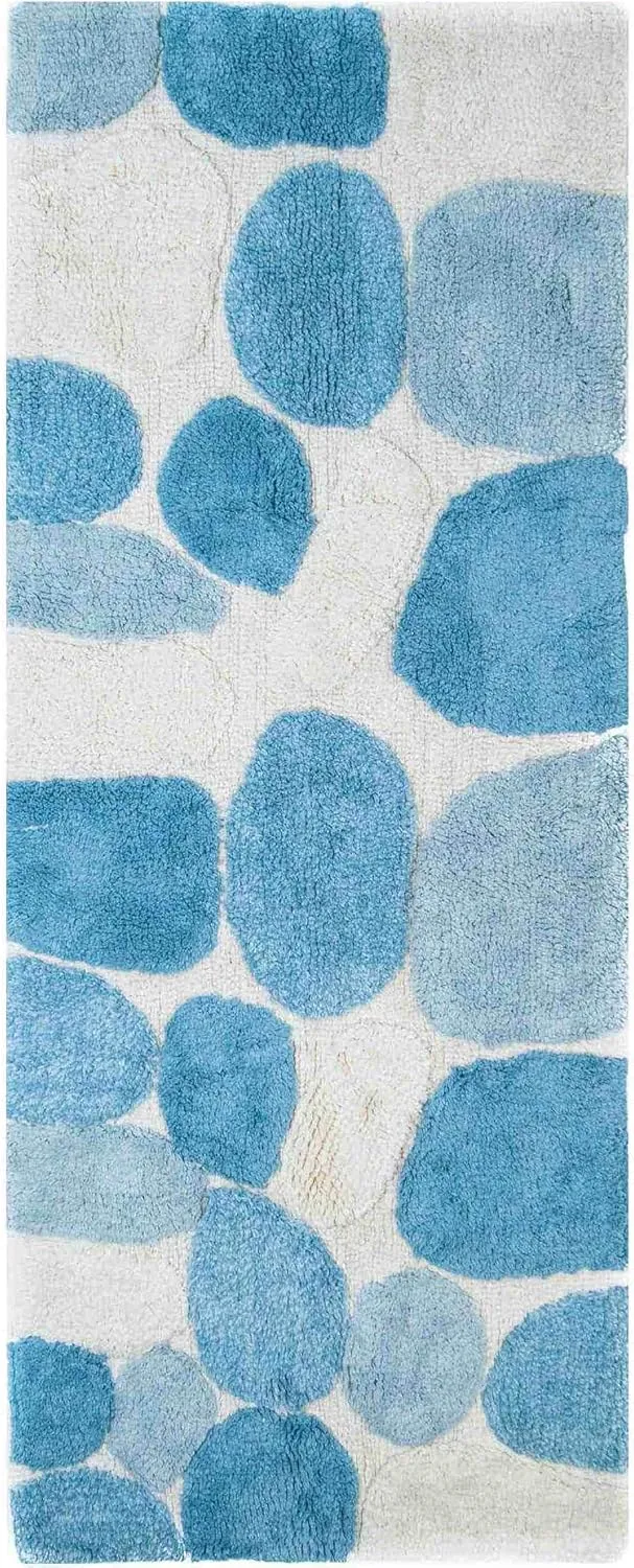 Chesapeake Aquamarine Bath Runner, 24 x 60