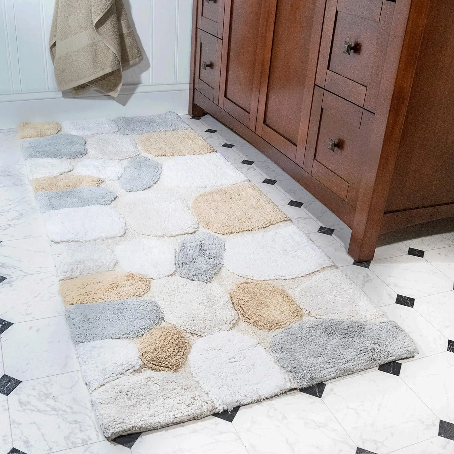 Chesapeake Pebbles, Spa Bath Runner 24" x 60"