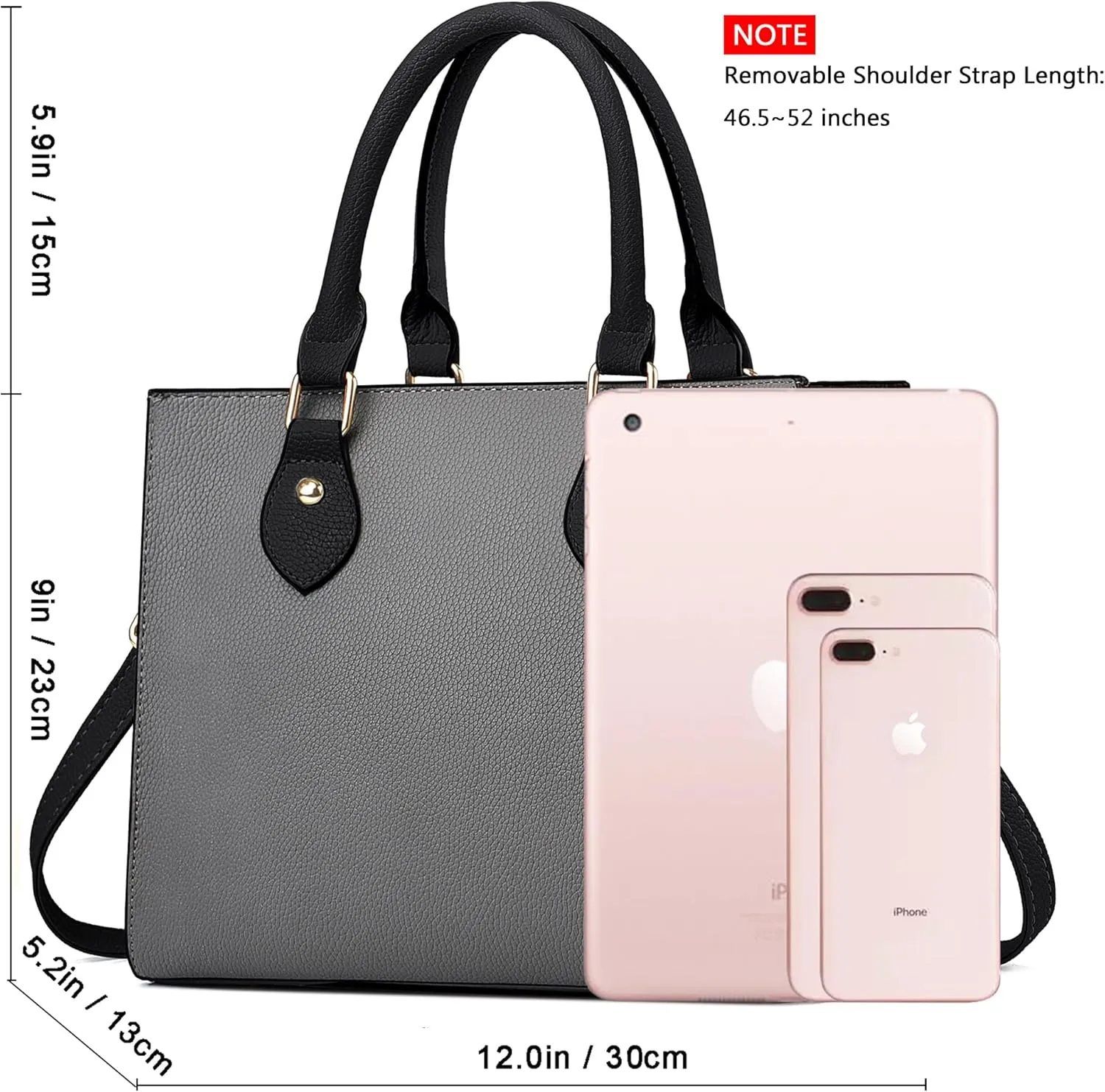 CHICAROUSAL Crossbody Purses and Handbags for Women PU Leather Tote Top Handle Satchel Shoulder Bags
