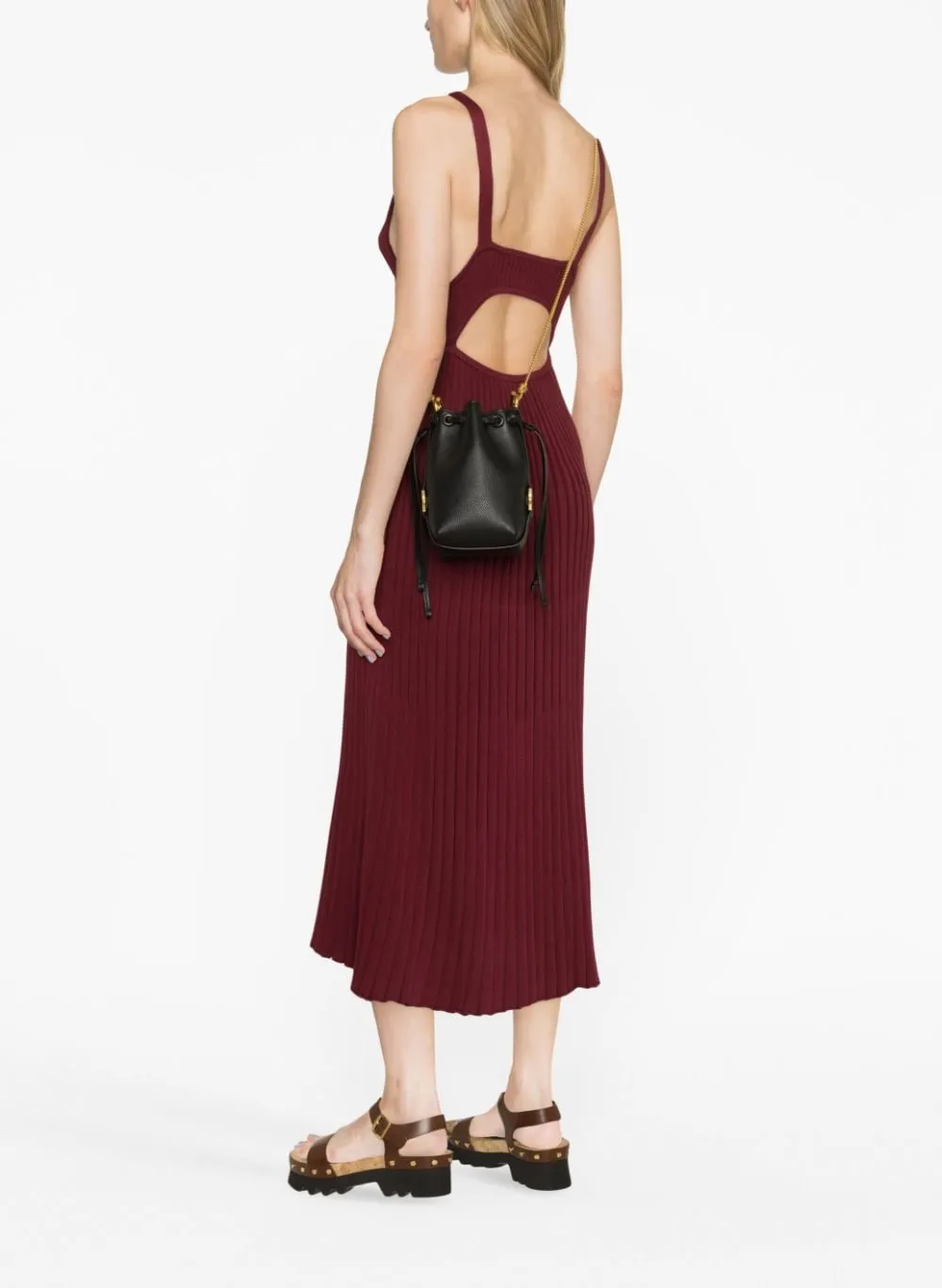 Chloè Marcie Small Leather Bucket Bag