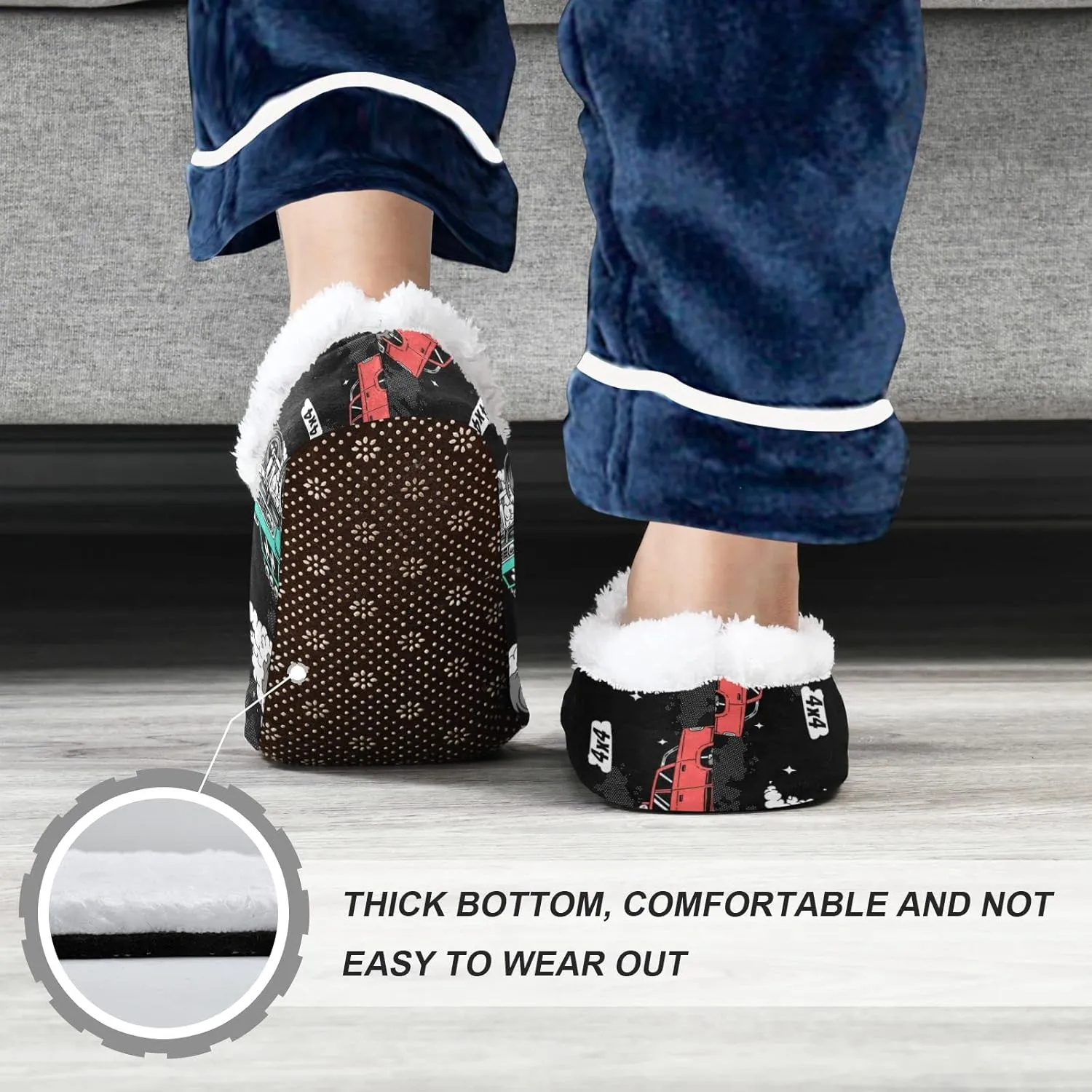 Christmas Boys Girls House Slippers Kids toddler Home Shoes Winter Indoor shoes XS
