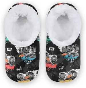 Christmas Boys Girls House Slippers Kids toddler Home Shoes Winter Indoor shoes XS