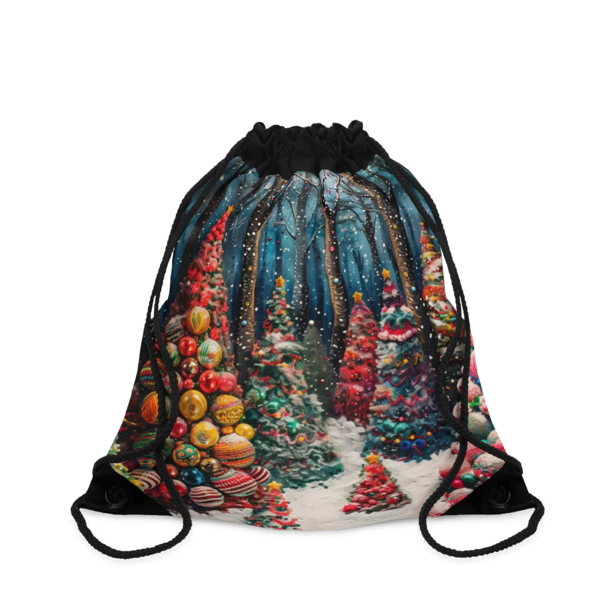 Christmas Tree 1 Drawstring Bag