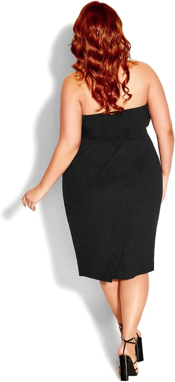 City Chic Women's Apparel Women's City Chic Plus Size Dress Enchant FF