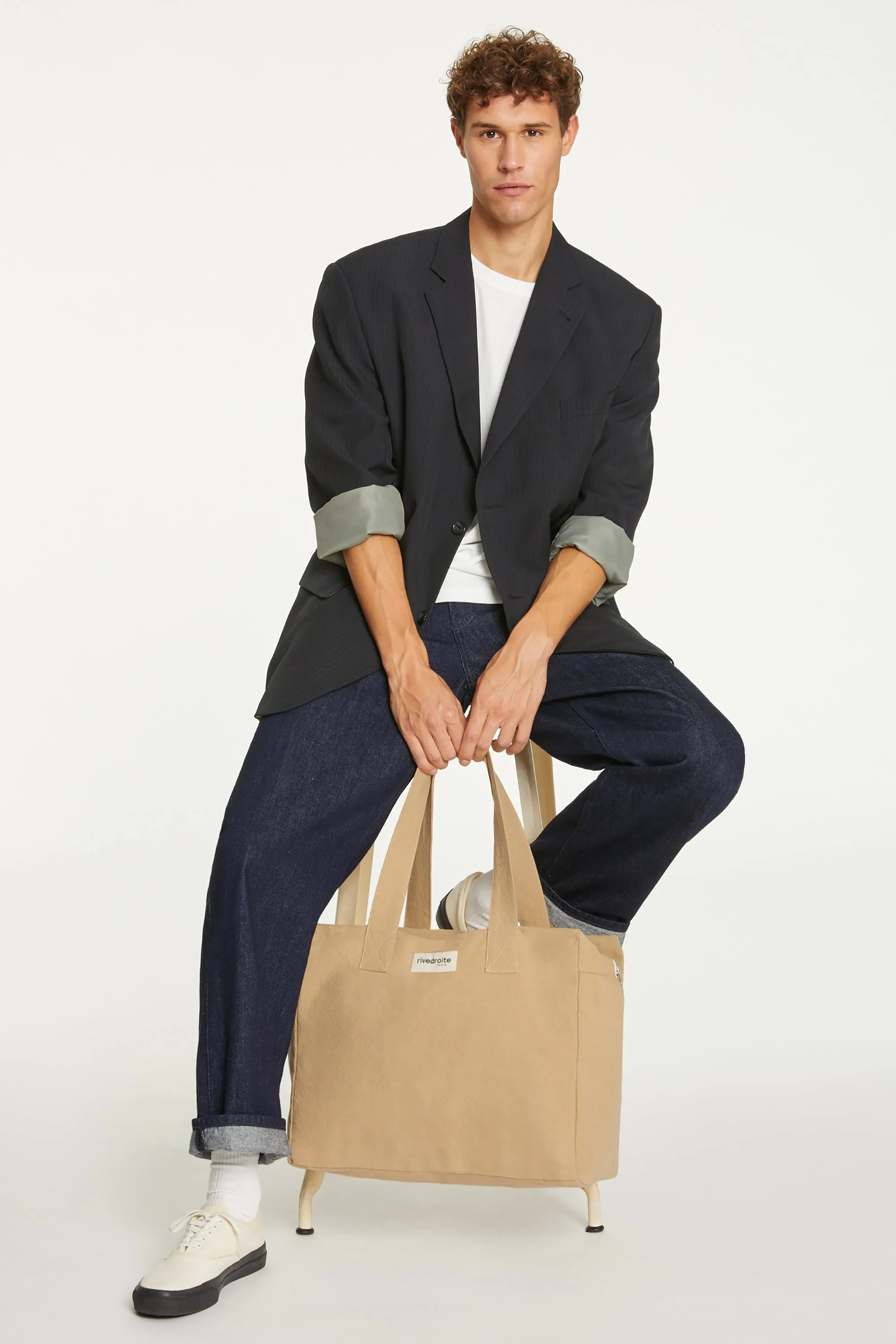 Célestins the 24-hour bag - Recycled cotton Beige