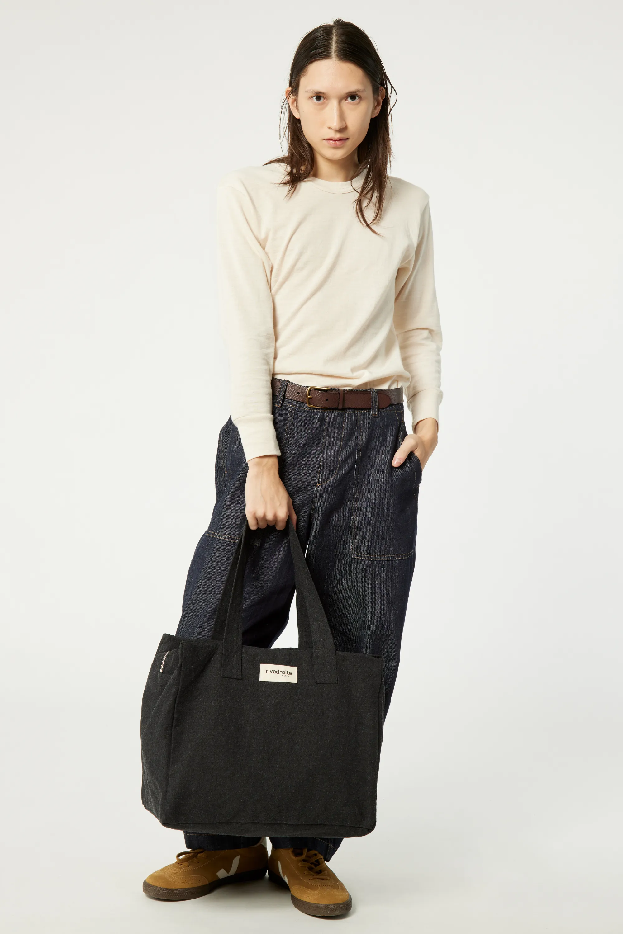 Célestins the 24-hour bag - Recycled cotton Black