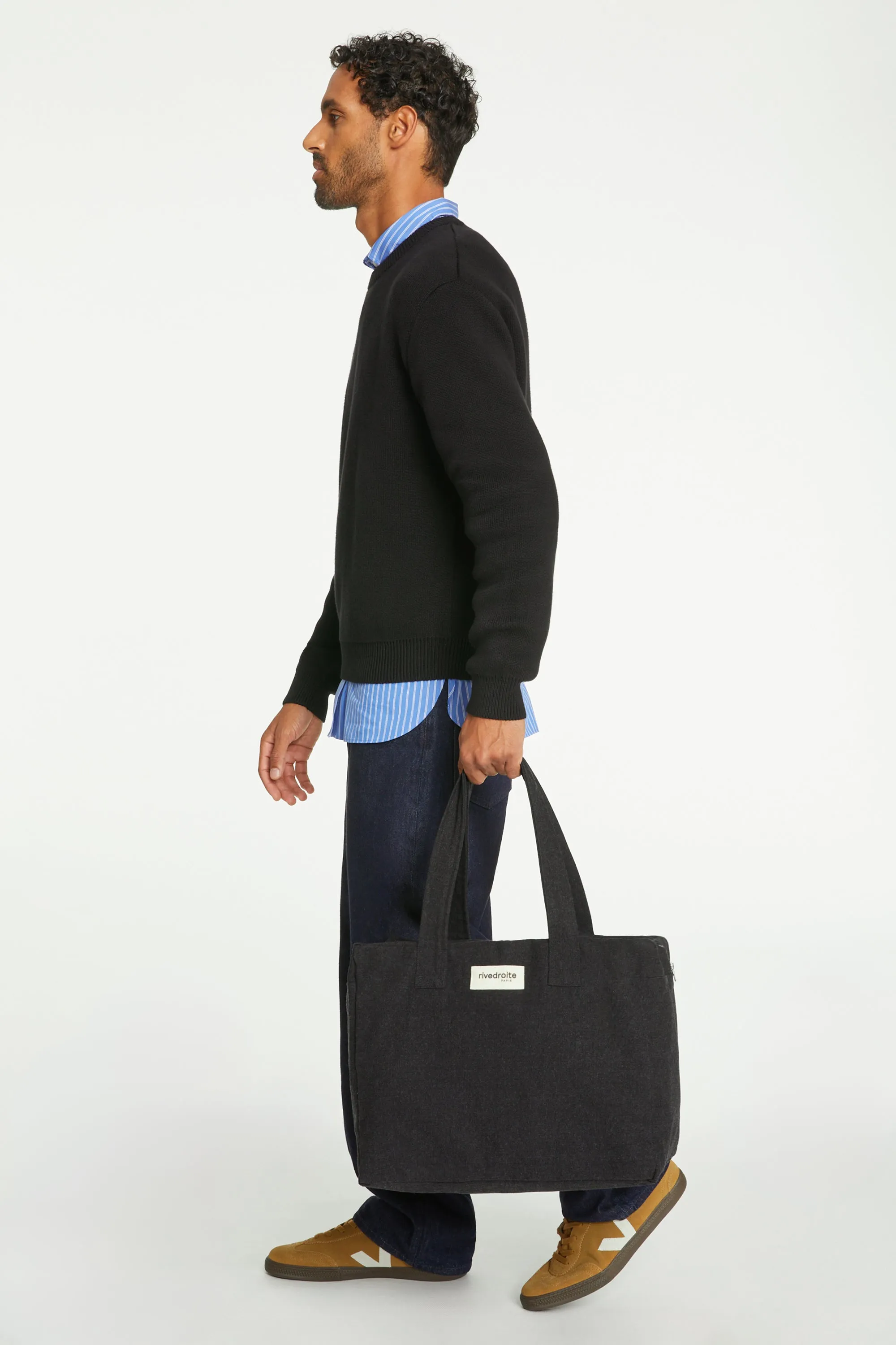 Célestins the 24-hour bag - Recycled cotton Black