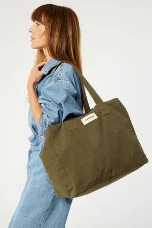 Célestins the 24-hour bag - Recycled cotton Military Green