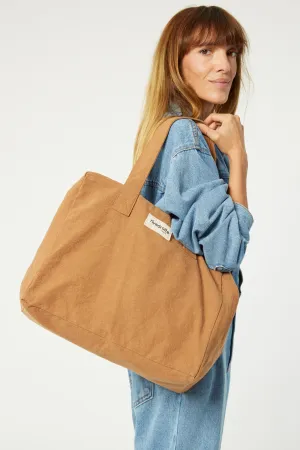 Célestins the 24-hour bag - Recycled cotton tobacco