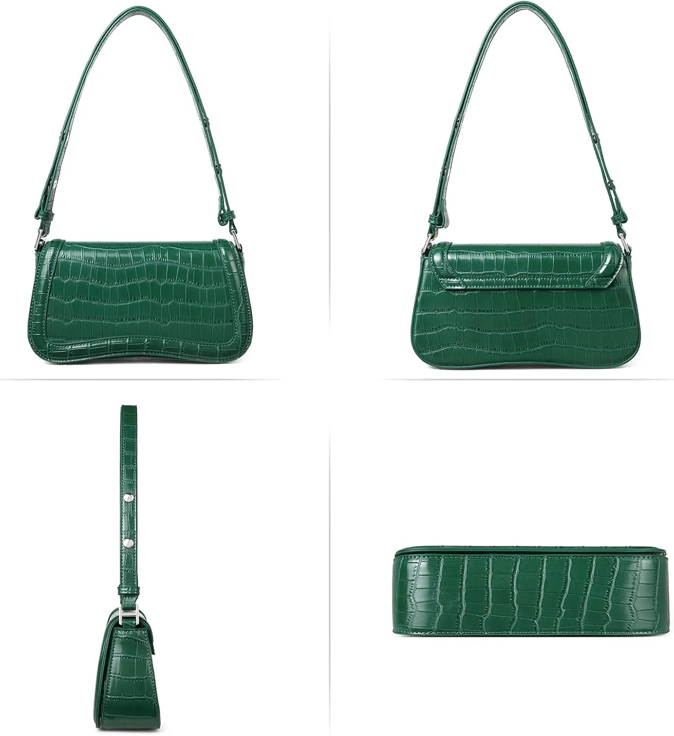 CLUCI Small Shoulder Bags,Purses for Women Vegan Leather Crossbody Handbag Clutch Hobo Purse