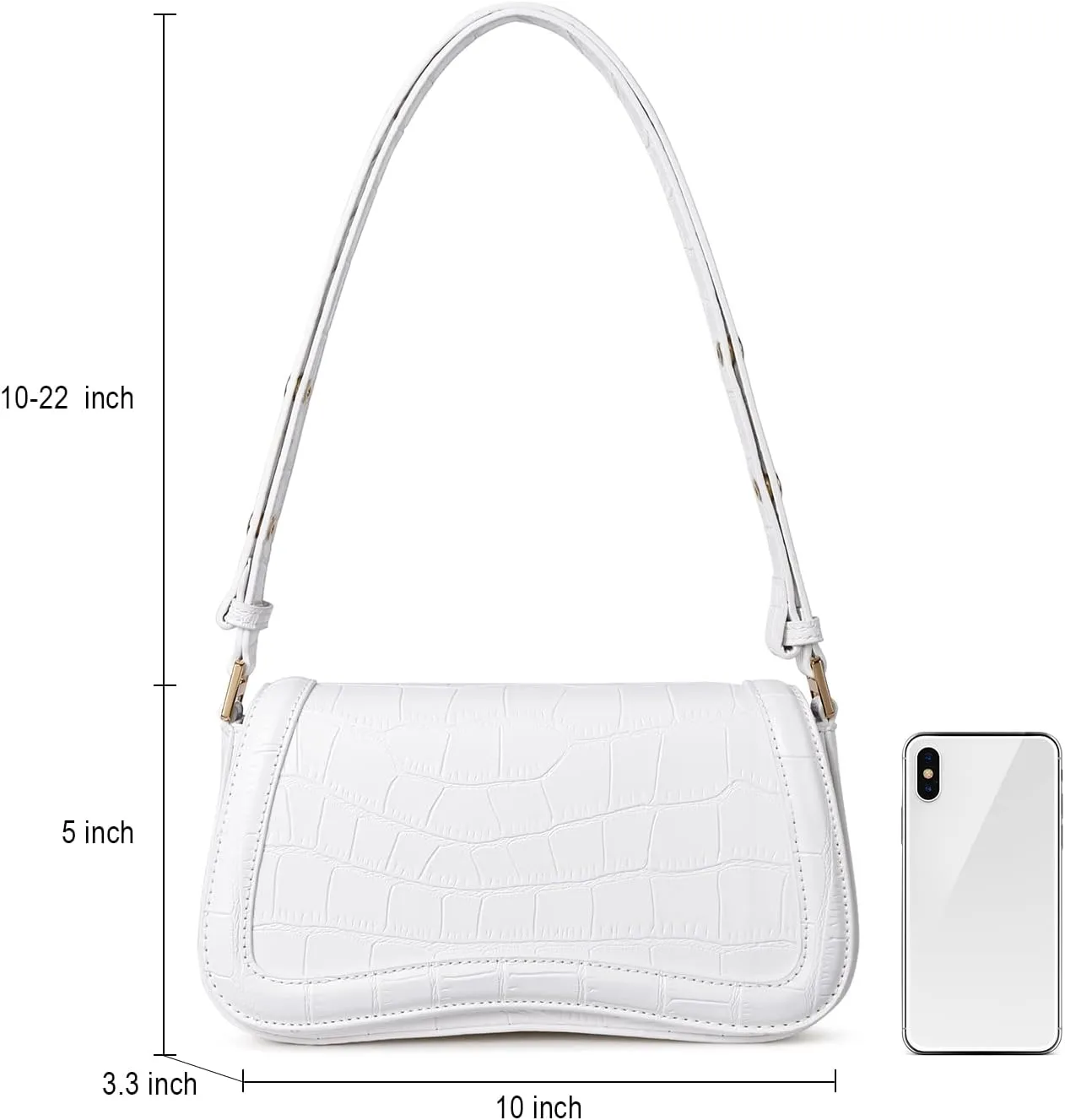 CLUCI Small Shoulder Bags,Purses for Women Vegan Leather Crossbody Handbag Clutch Hobo Purse