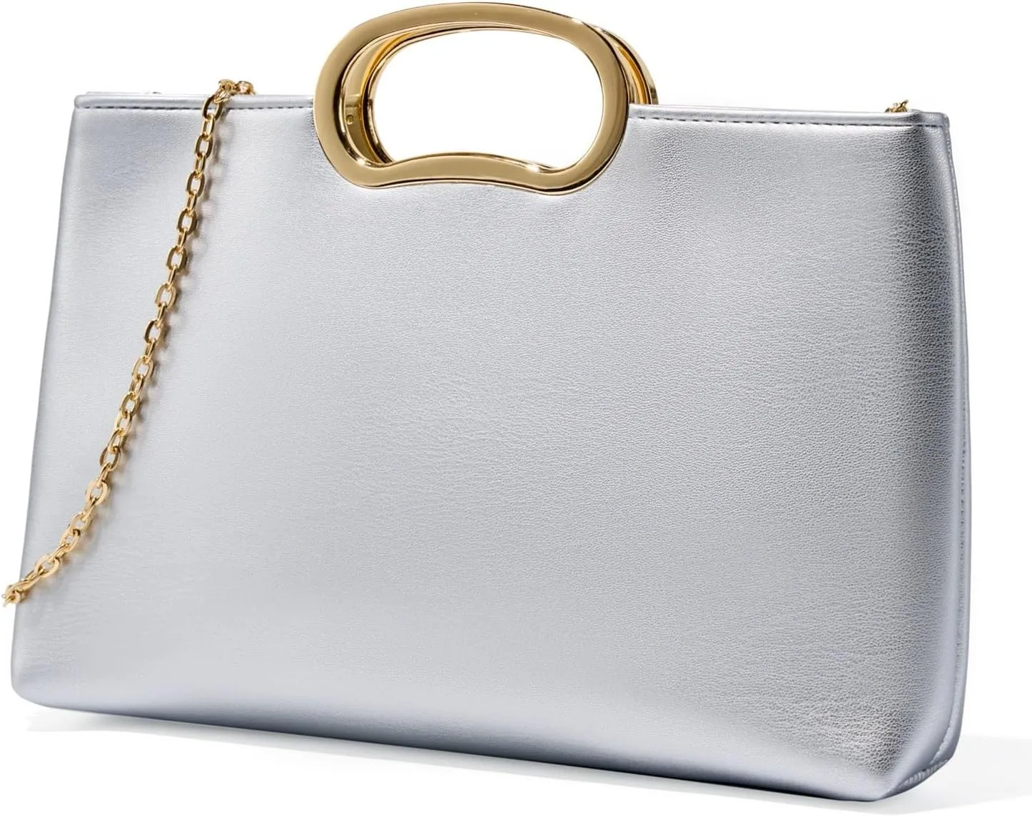 Clutch Purses for Women Cut Out Handle Clutch PU Leather Evening Bag Elegant Purse for Women Formal Wedding Party