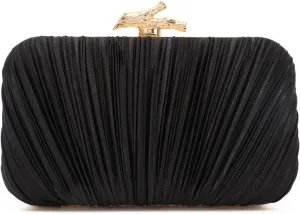 Clutch Purses for Women Evening Bag Pleated Clutch Bag with Chain for Wedding Party
