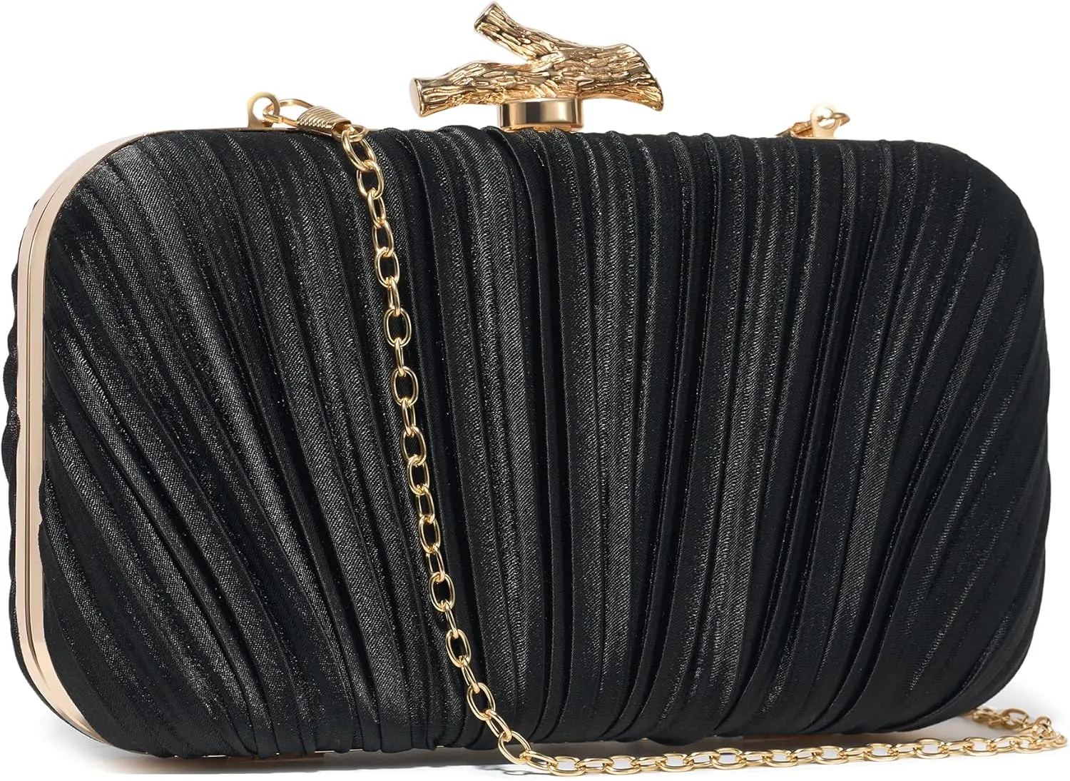 Clutch Purses for Women Evening/Wedding Chic Woven Bag Formal PU Leather Purse Designer Handbags for Women