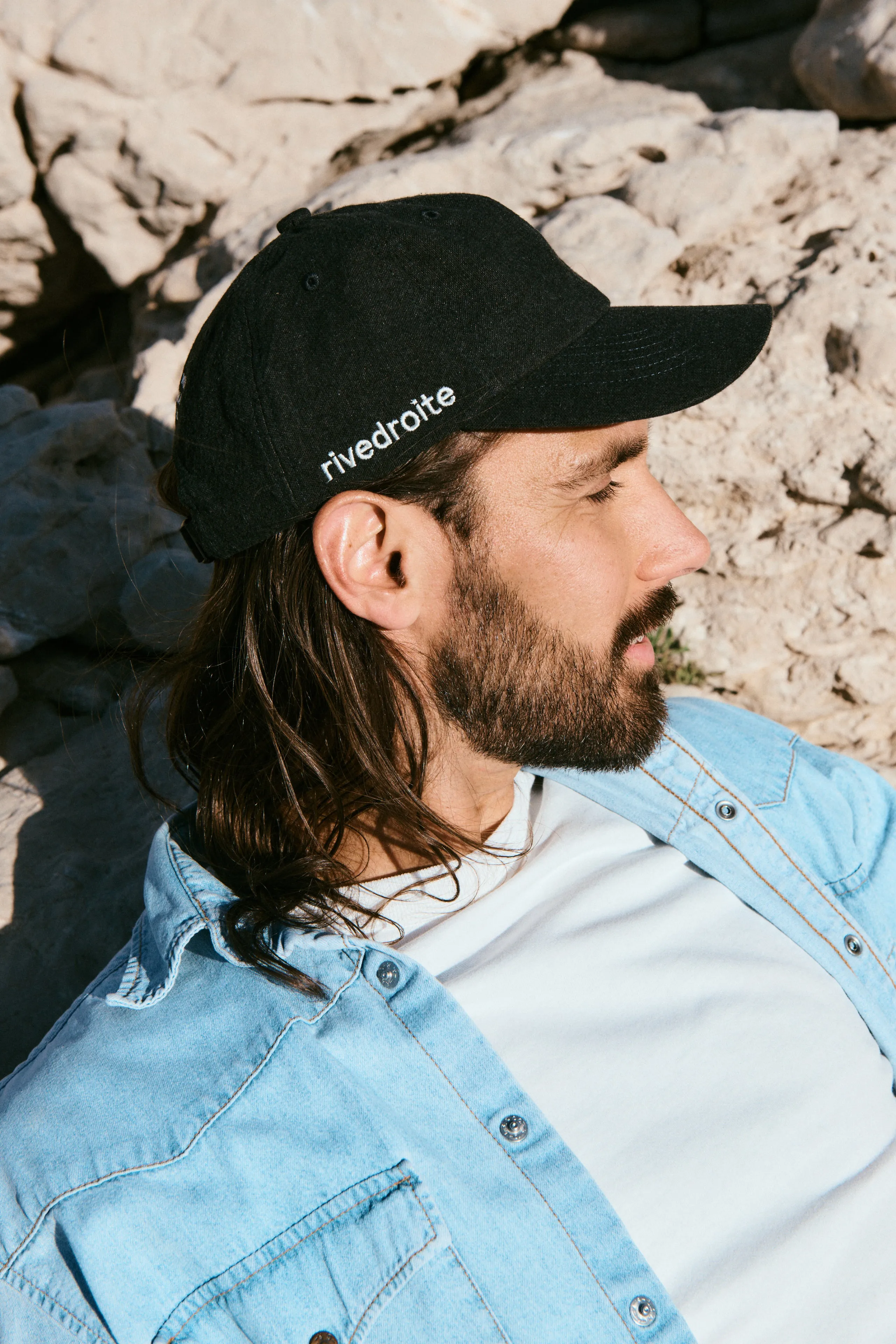 Colette the cap - Recycled cotton Black