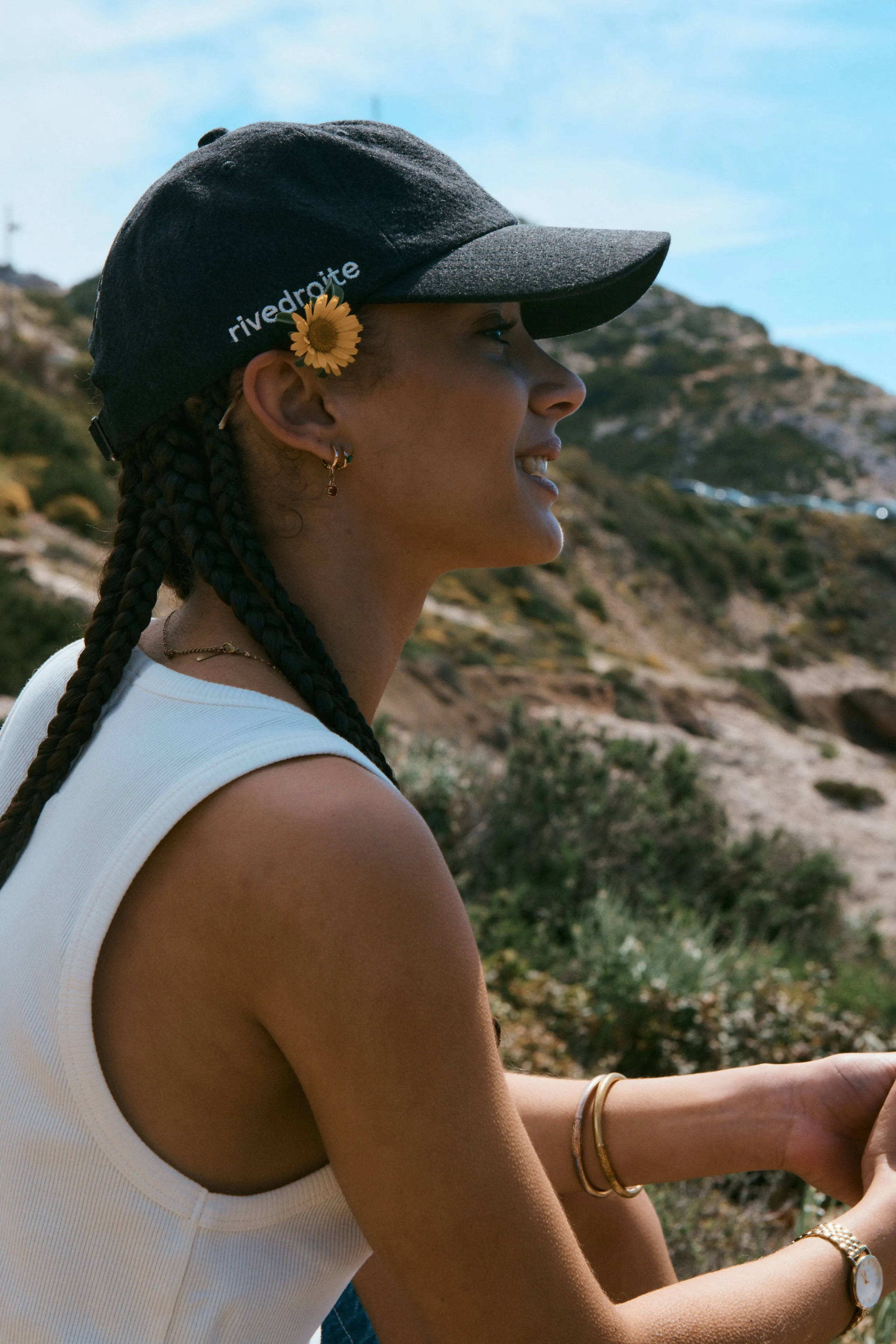 Colette the cap - Recycled cotton Black