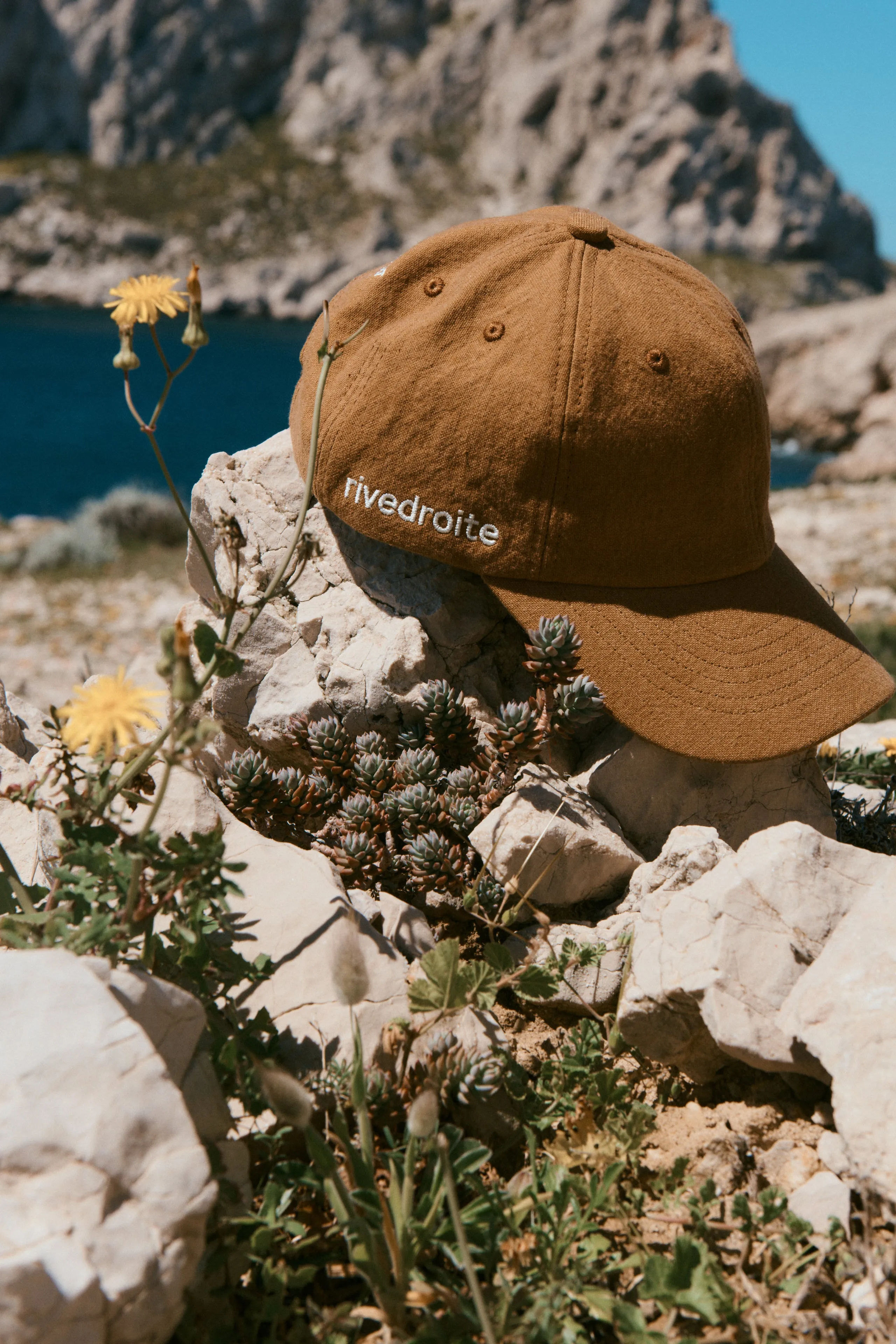 Colette the cap - Recycled cotton Tobacco
