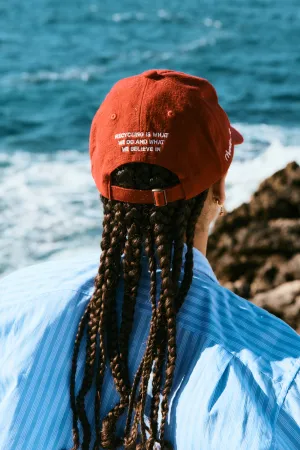 Colette the cap - Recycled cotton Vibrant Red