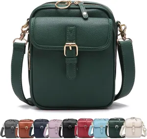 Collaboraten1 Crossbody Leather Bag, Vintage Anti Theft Purse, Collaborateam Urvashi Shoulder Bags for Women Travel