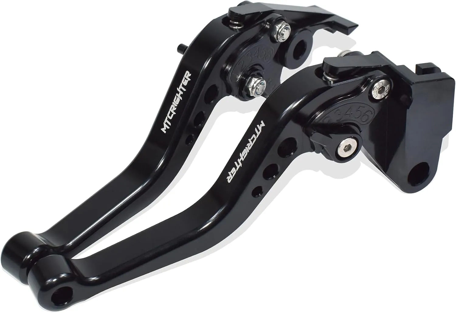 Compatible with CFMOTO Ibex 450 Ibex 800/ E/T/S Short Brake Lever Clutch Lever, CNC Aluminum Alloy Made (Black)
