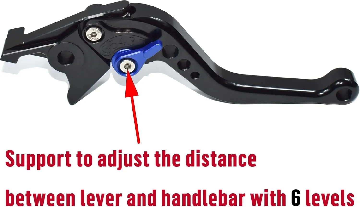 Compatible with CFMOTO Ibex 450 Ibex 800/ E/T/S Short Brake Lever Clutch Lever, CNC Aluminum Alloy Made (Gold)