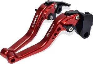 Compatible with CFMOTO Ibex 450 Ibex 800/ E/T/S Short Brake Lever Clutch Lever, CNC Aluminum Alloy Made (Red)