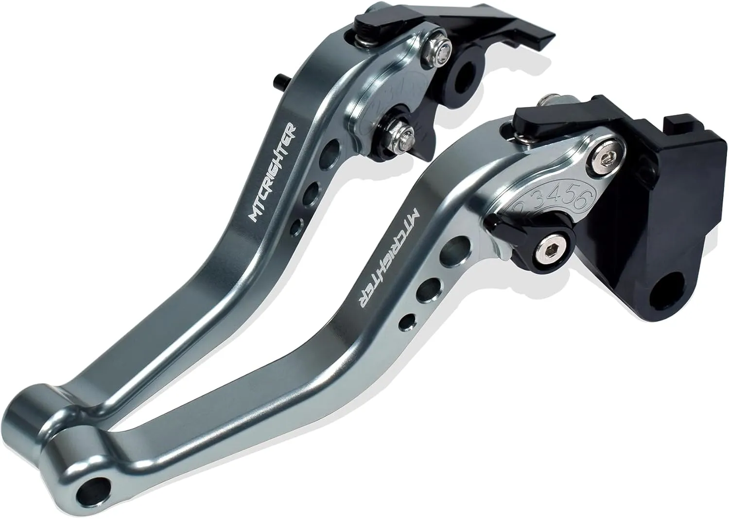 Compatible with CFMOTO Ibex 450 Ibex 800/ E/T/S Short Brake Lever Clutch Lever, CNC Aluminum Alloy Made (Titanium)