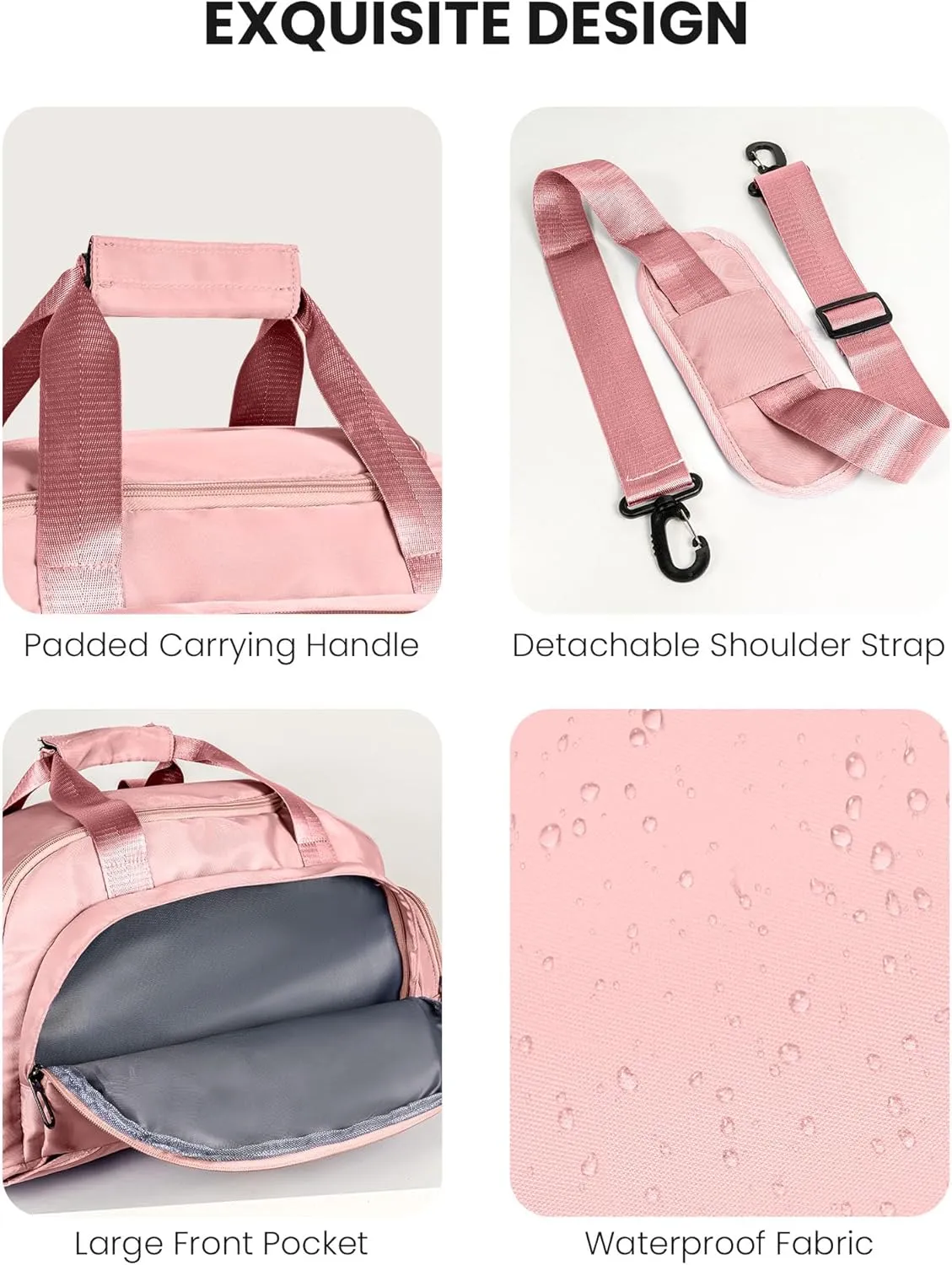 Cool Gifts Girls, Initial Gym Bags with Shoe Compartment, Personalized Girl Duffel Bag, Monogram Kid Overnight Bags, Teen Weekend Bag-Cute Trendy Stylish Stuff for Kids (Letter P)