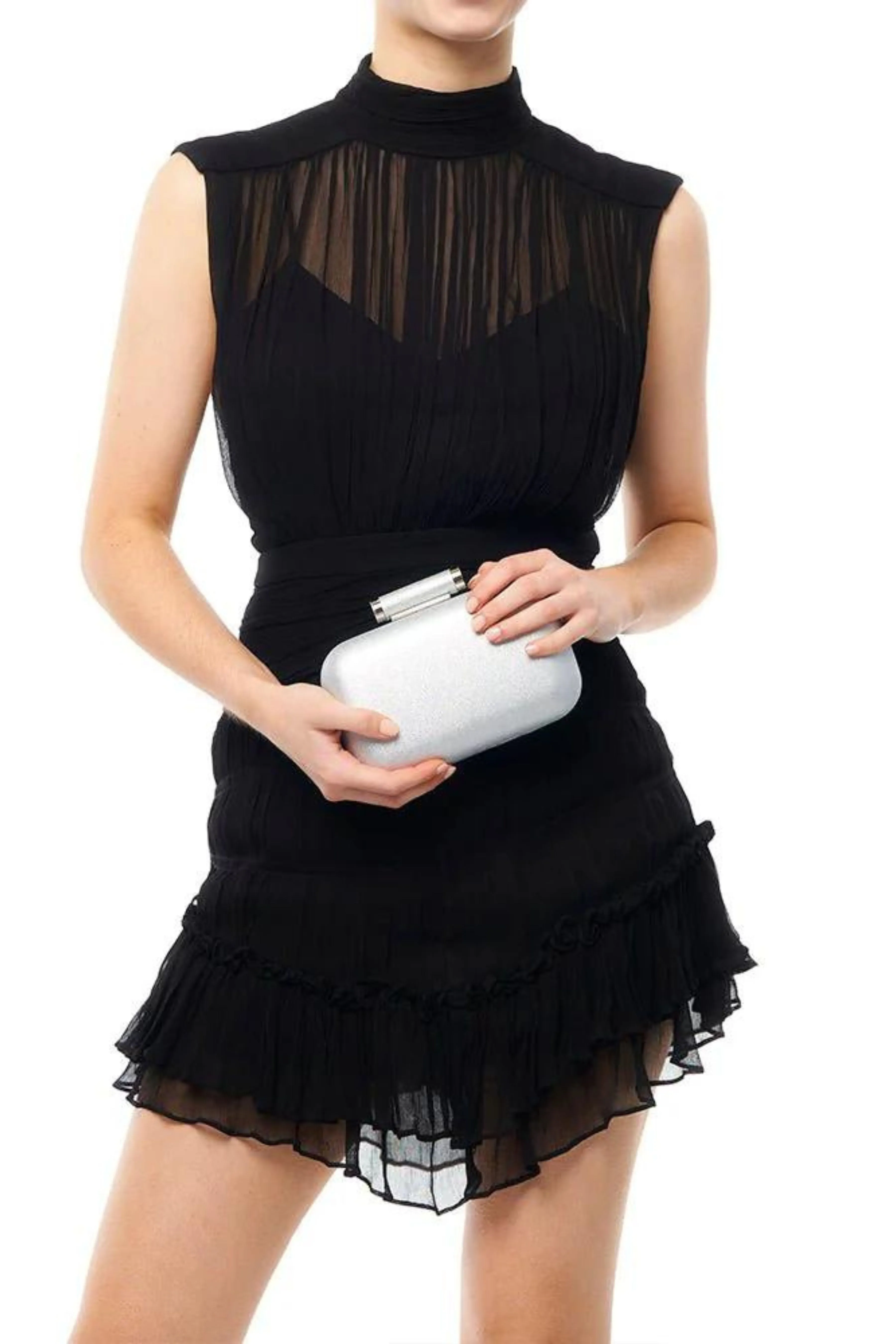 Cooper Metallic Clutch - Silver