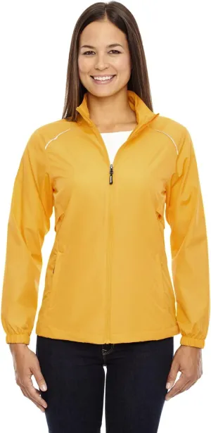Core 365 Ladies Motivate Unlined Lightweight Jacket, Medium, CAMPUS GOLD 444