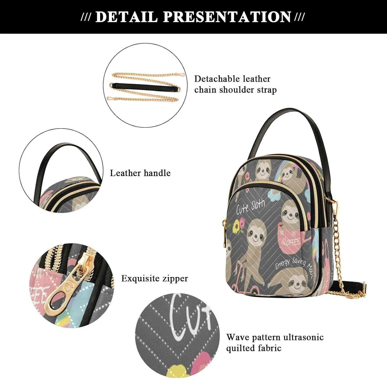 Crossbody Bags Crossbody Purse Chest Bag Indian Cute Owl for Women Trendy